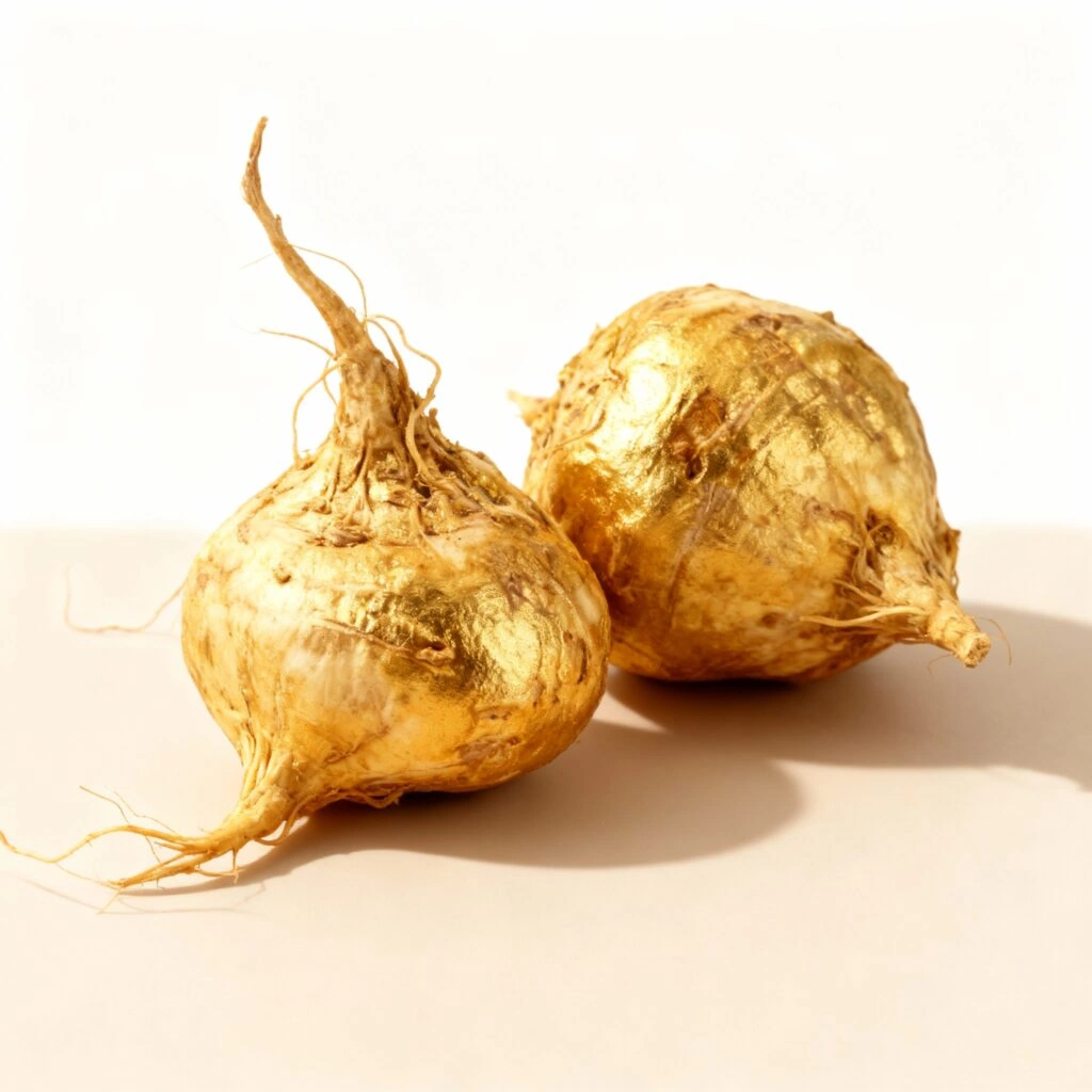 Golden Peruvian Maca root extract — natural testosterone and energy botanical ingredient in Giant Max for hormonal vitality