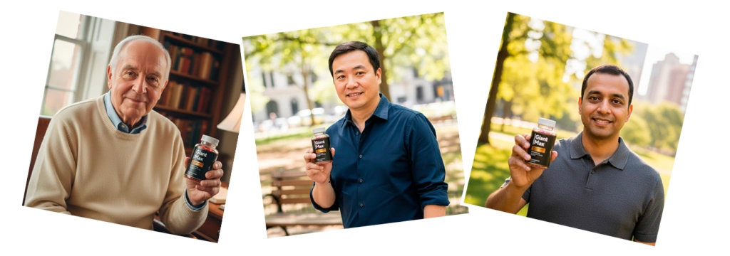 Multiple Giant Max customers showing satisfaction with natural male vitality supplement results
