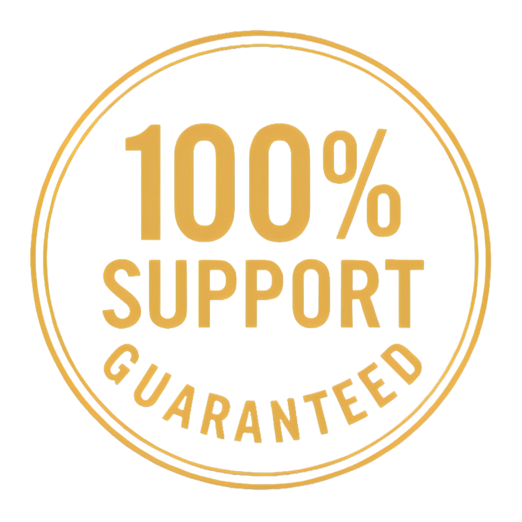 Giant Max 60-day 100% satisfaction guarantee and customer support seal — risk-free purchase with complete refund protection