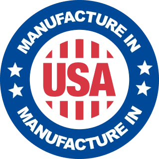 Made in USA badge — Giant Max natural male supplement manufactured entirely in America